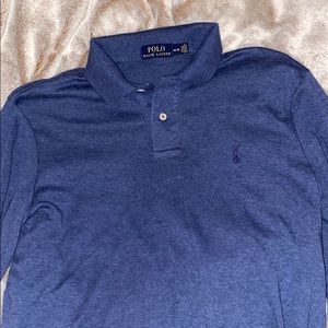 MENS long sleeve polo